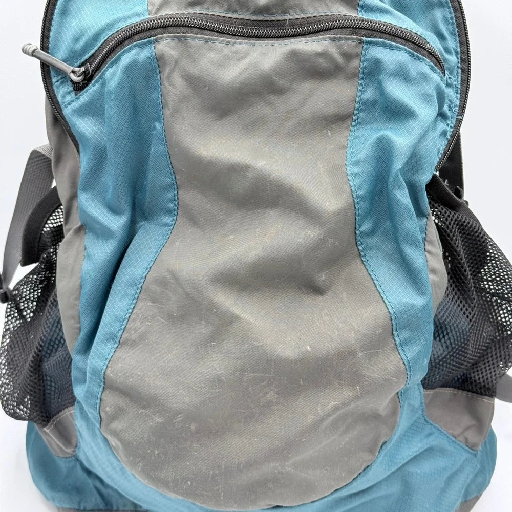 Kelty Reverb Backpack Blue Grey Ripstop Hiking Daypack Outdoor Travel Bag